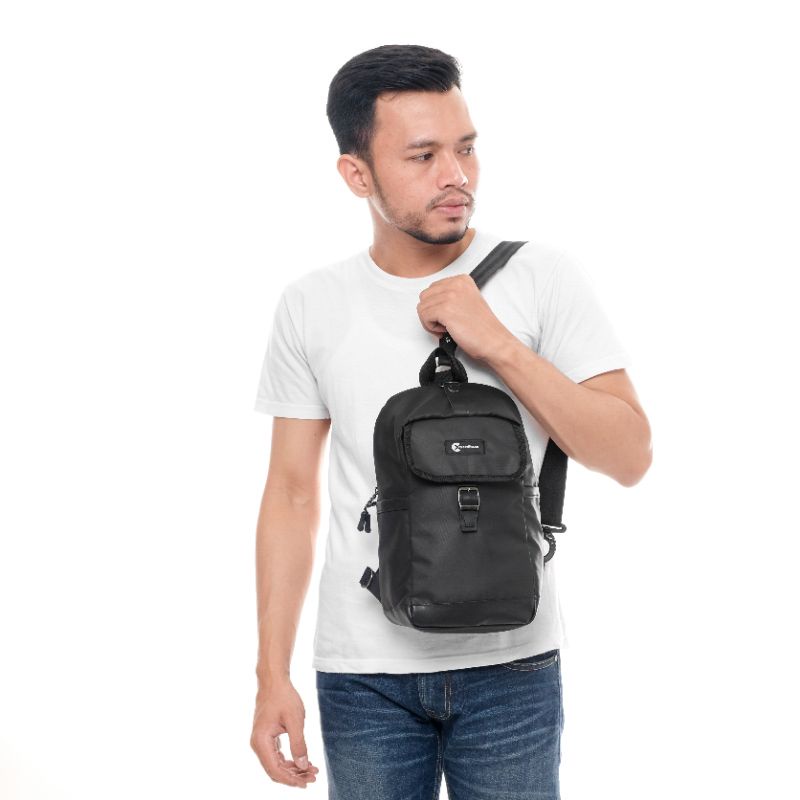 EXPEDITE MAX Sling bag Tas Salempang distro waterproof bahan Bimo