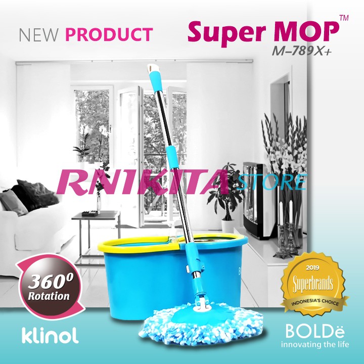 BOLDe SUPERMOP M-789X PLUS - Alat Pel Stainless Ekonomis