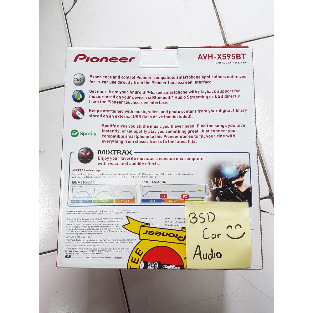 Pioneer Doubledin AVH X595 BT Limited