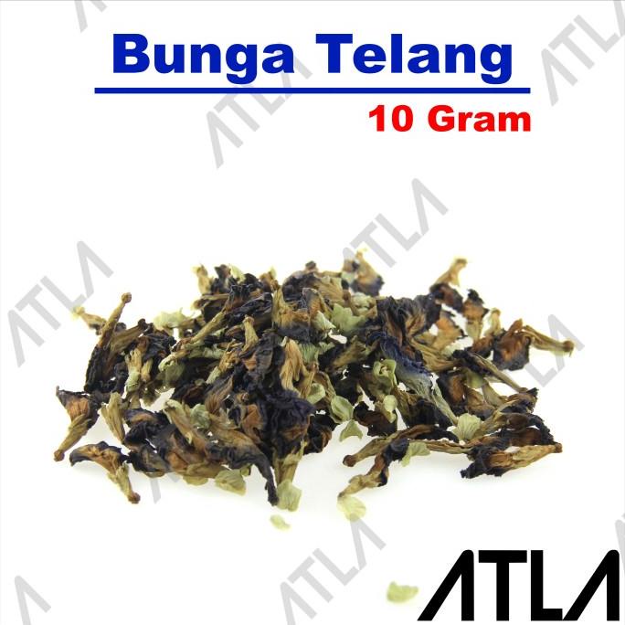 

COD Bunga Telang Kering 10 gr Teh Herbal Organik Butterfly Pea flowers Tea