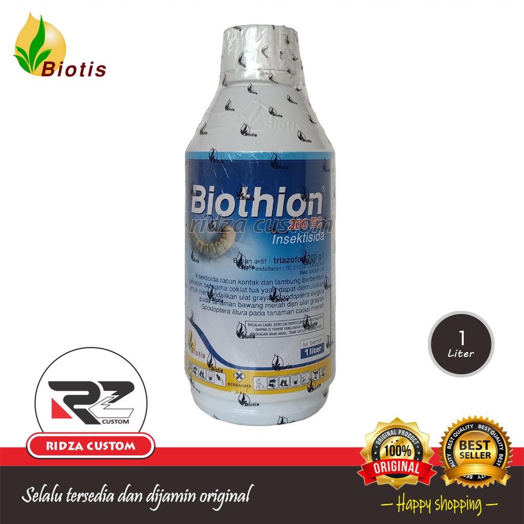 Biothion 200 EC 1 Liter Insektisida Ulat Grayak