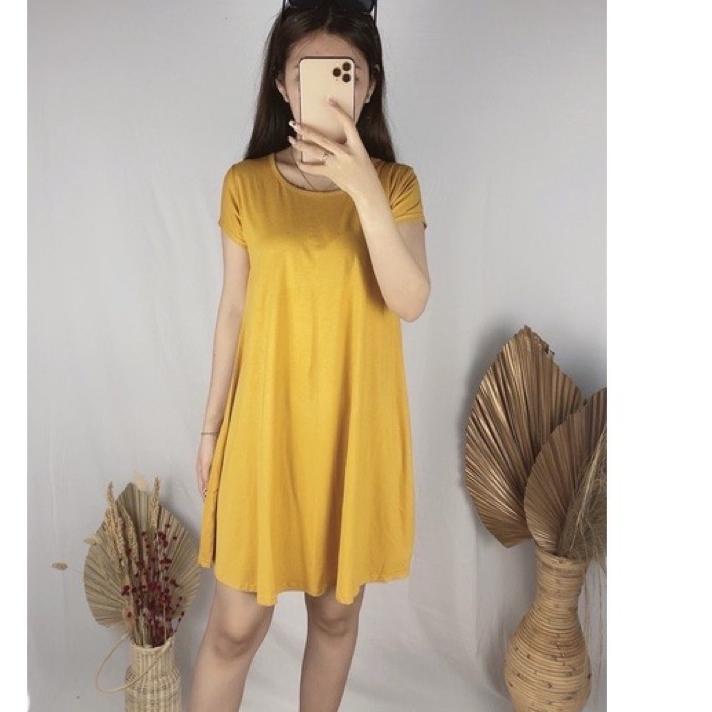 ➬ FLARE DRESS / dress basic lengan pendek wanita/dress polos wanita/casualdress/pakaian wanita/homey