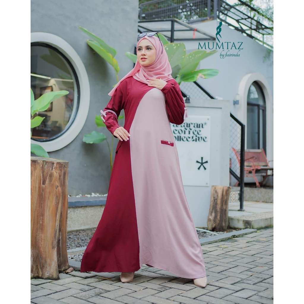 GAMIS NAYA KIRAN ORI MUMTAZ korean style ootd fashion baju muslim muslimah fashion terbaru lebaran kondangan pesta ecer grosir seragaman murah reseller dropshiper