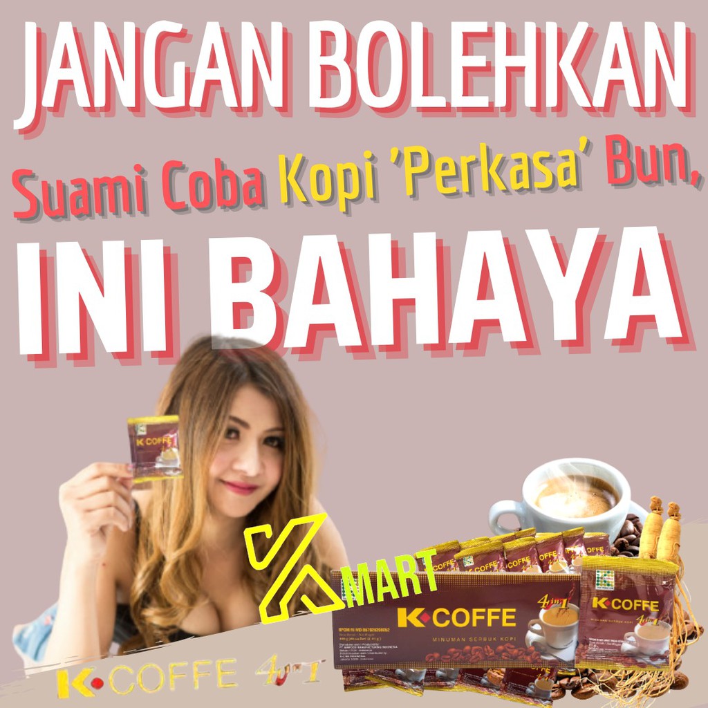 

K-Coffee 4 In 1 Kopi Ginseng Suami Sehat Istri Nikmat