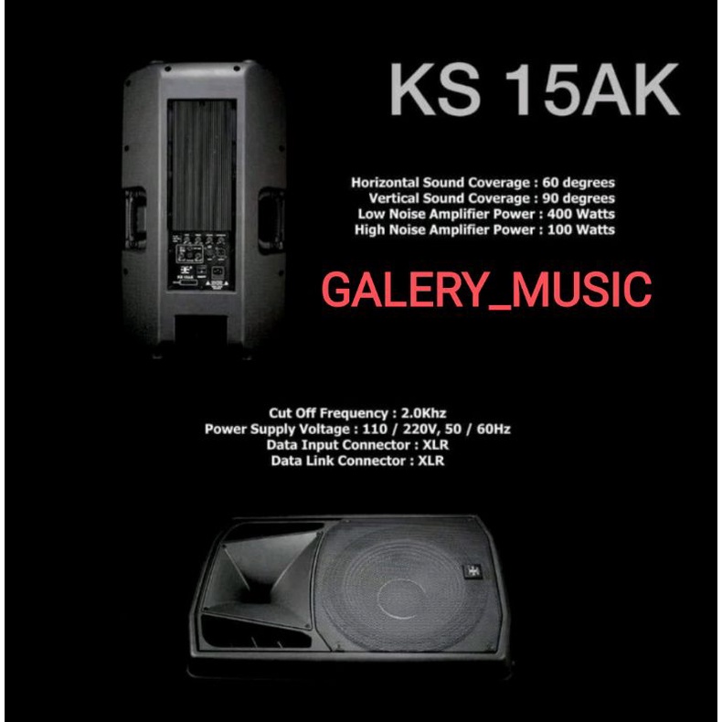 Speaker Aktif RDW KS 15 AK Original 15 Inch 2 Unit