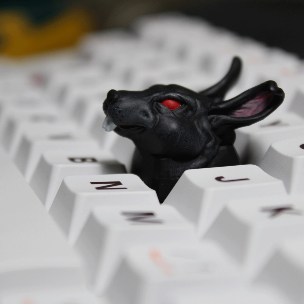 Halloween Black White Simplicity Keycap The Nightmare Before Christmas