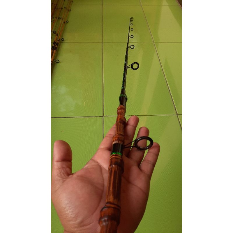 Joran Gagang bambu cendani Cabon solid