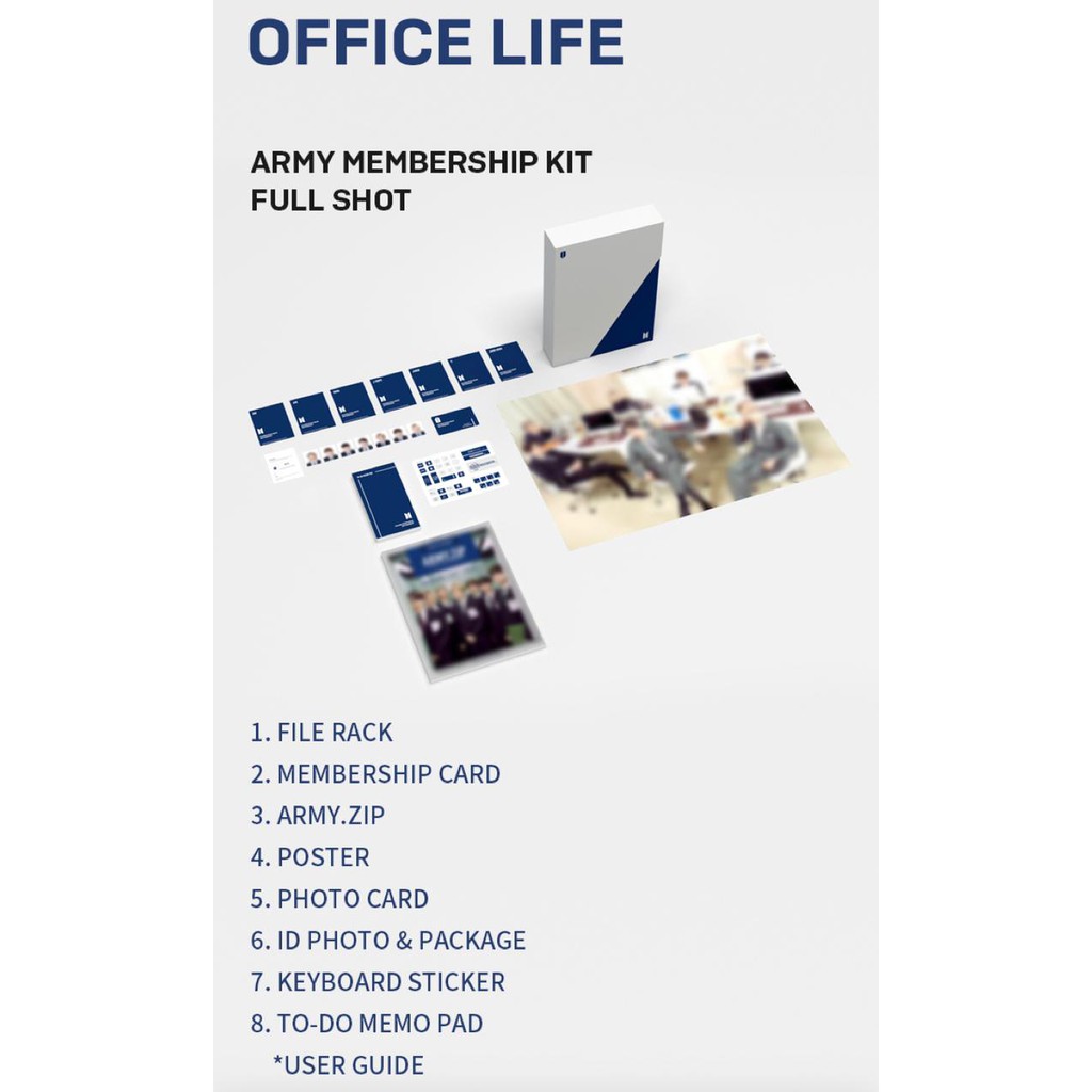 READY STOCK SHARING BTS MEMBERSHIP 8th KIT DAN BOX 2021 - 2022