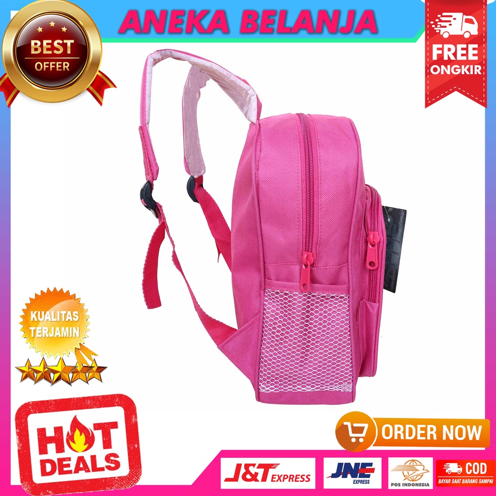 Tas Anak Motif Lol Pink Mini Ransel Sekolah Anak Perempuan TK PAUD Play Group Lucu Keren Trendy