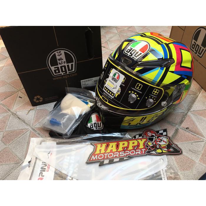 HELM AGV FULLFACE PISTA GPR ORIGINAL ITALY SZ L EUROFIT SOLENUNA 2018