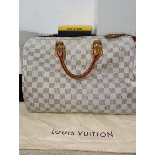 Tas Louis Vuitton Speedy Azzura authentic tas wanita original branded tas preloved mewah