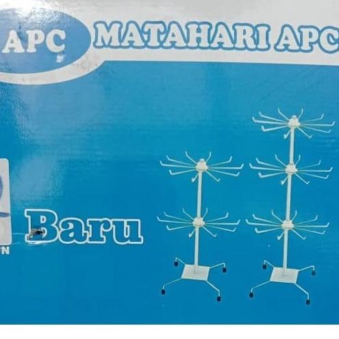 rak display matahari putar 2 susun