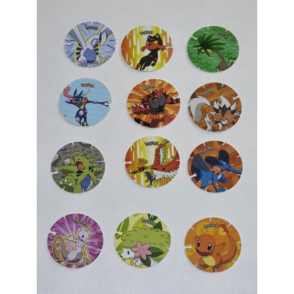 chiki pokemon (tazoz) 12 pcs