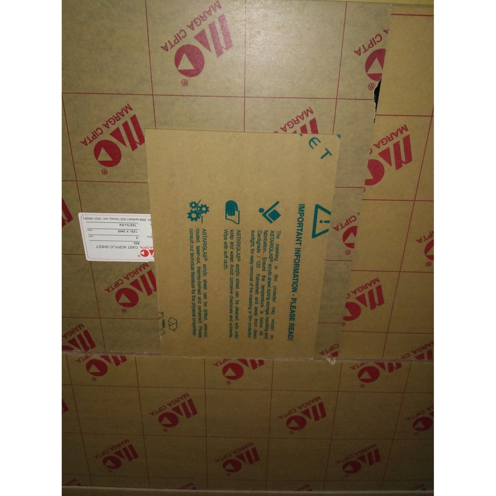 

Promo Akrilik A4 Lembaran / Acrylic A4 Ukuran 22 X 30 Cm Murah