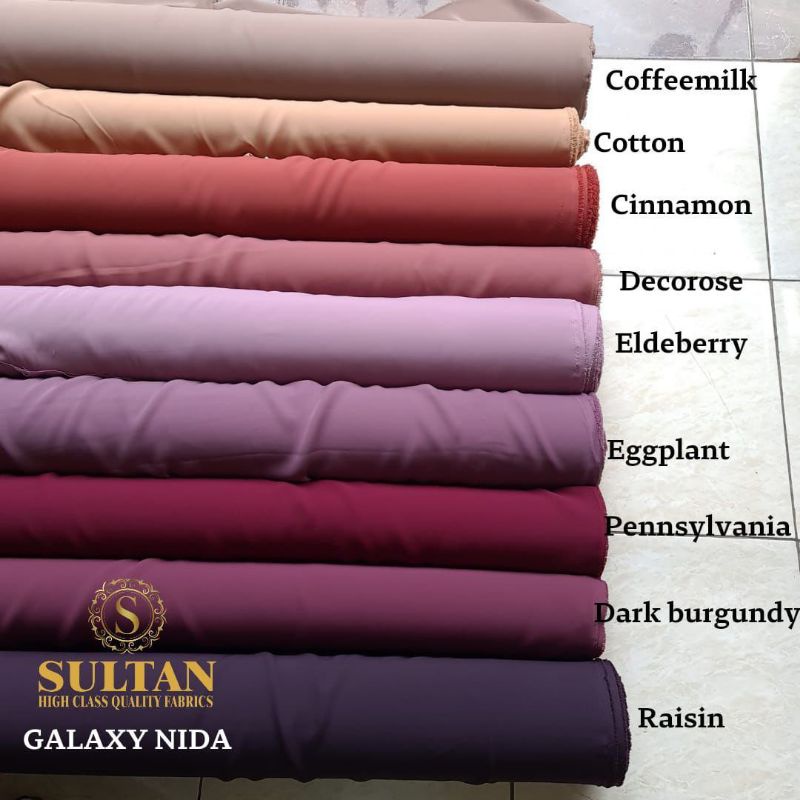 Kain Abaya Sultan Galaxy Nida