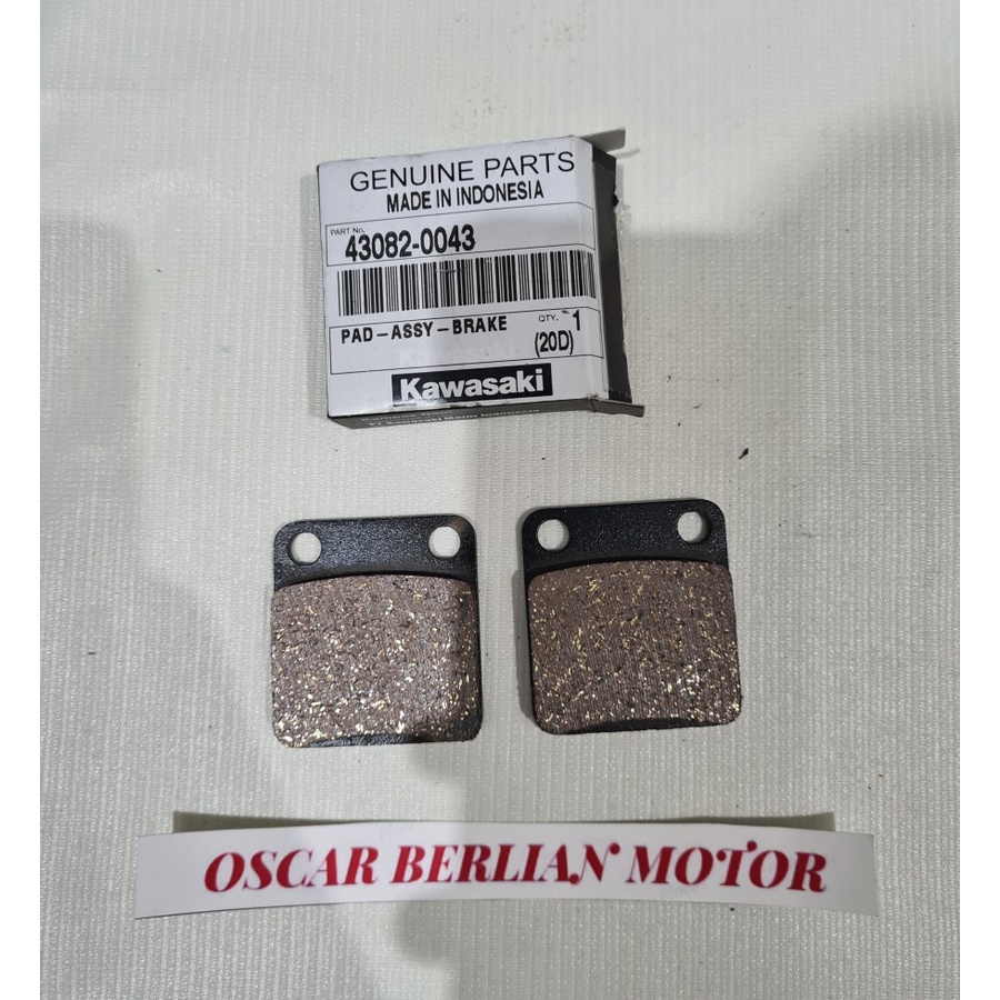 Kampas Rem Belakang KLX 150 Original Kawasaki