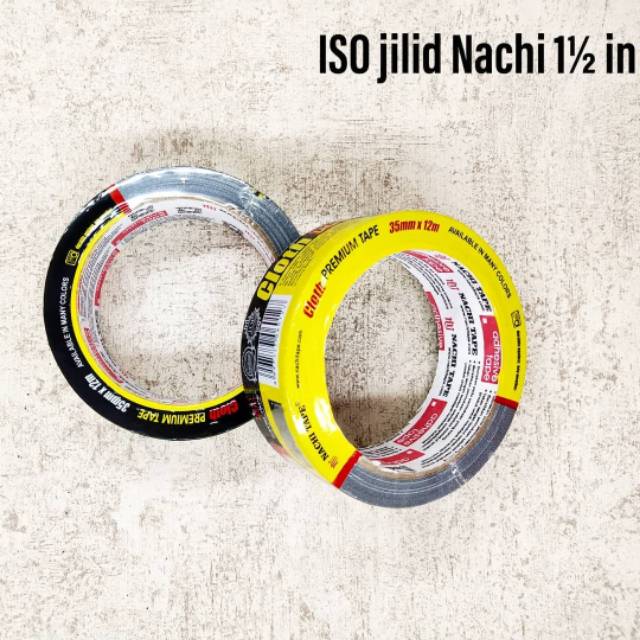 

ISOLASI JILID NACHI 1,5 INC/LAKBAN JILID