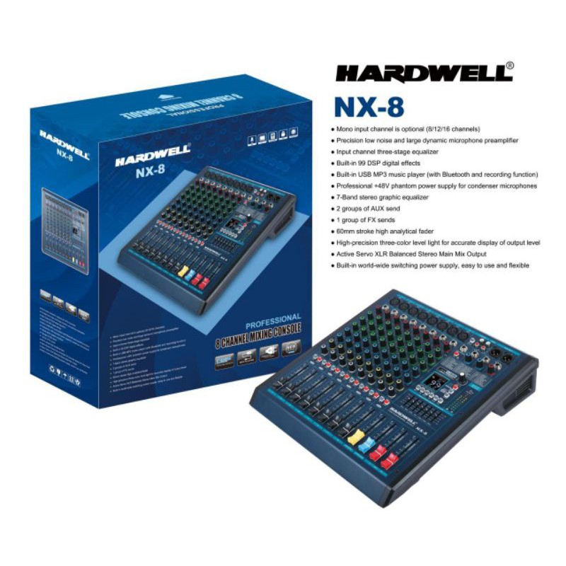 Mixer Audio HARDWELL NX8 Mixer 8 Chanel