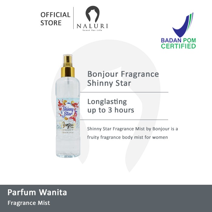 Bonjour Fragrance Mist Shinny Star 250ml