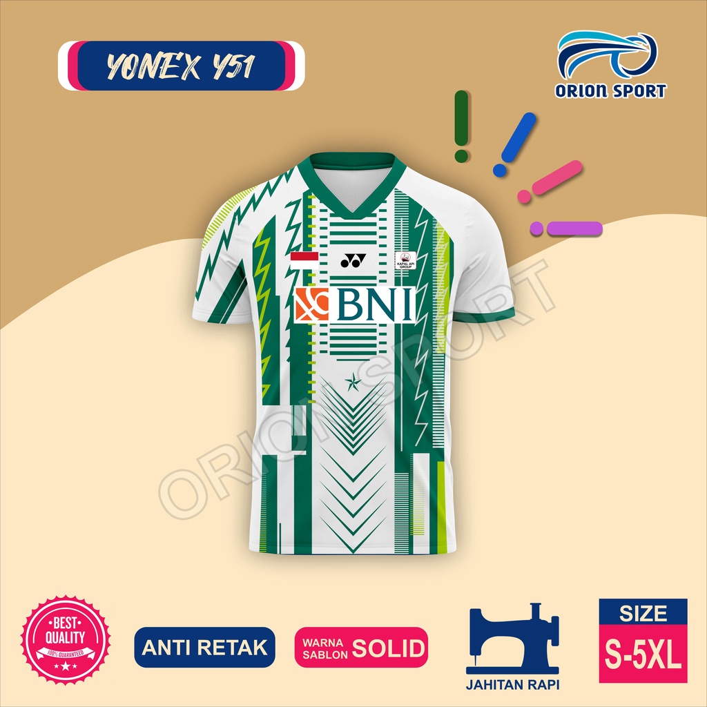 Jersey Badminton Yonex Minions All England 2022 Full Print