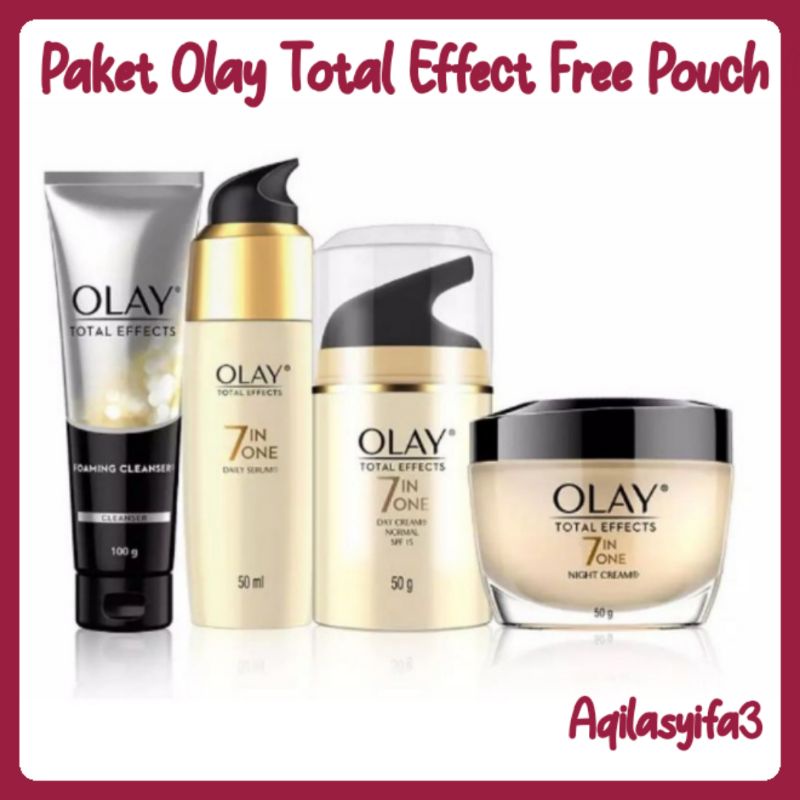 Olay total effect day cream/ Olay total effect night cream/Olay total effect paket/Olay paket hemat