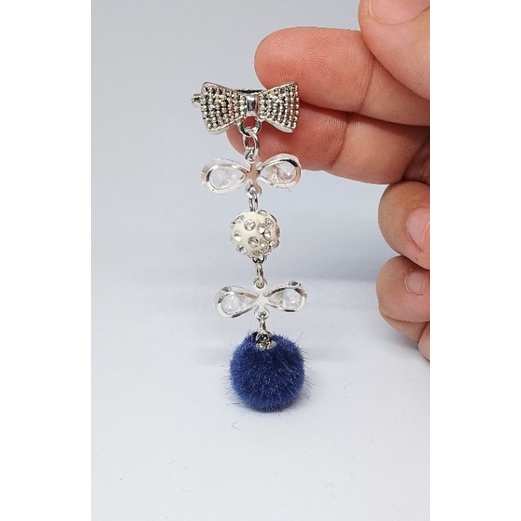 bros dagu cantik pompom/juntai/panjang