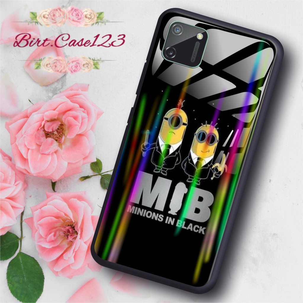 BC Case MINIONS back case glass aurora iphone 5g 6g 6g+ 7g 7g+ 8g 8g+ x xr xs max 11 5,8 6,1 6,5 etc