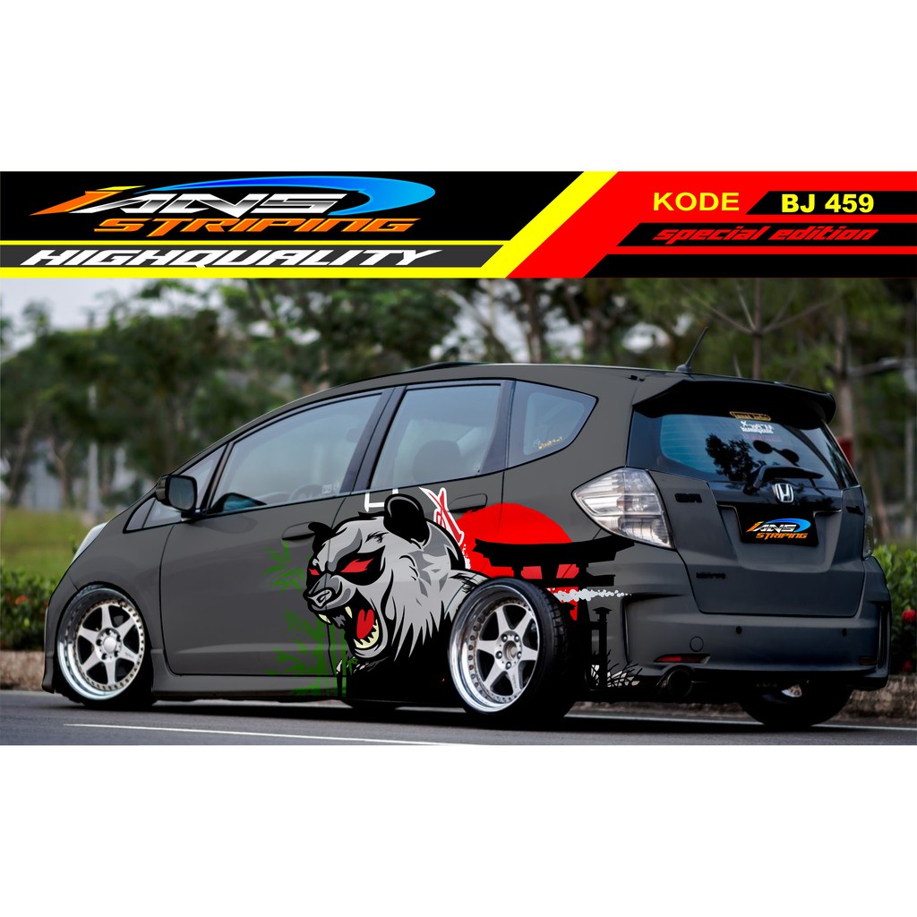 STICKER MOBIL JAZZ, BRIO, AGYA, AYLA, SIGRA, YARIS / DECAL MOBIL / VARIASI STICKER MOBIL / STIKER