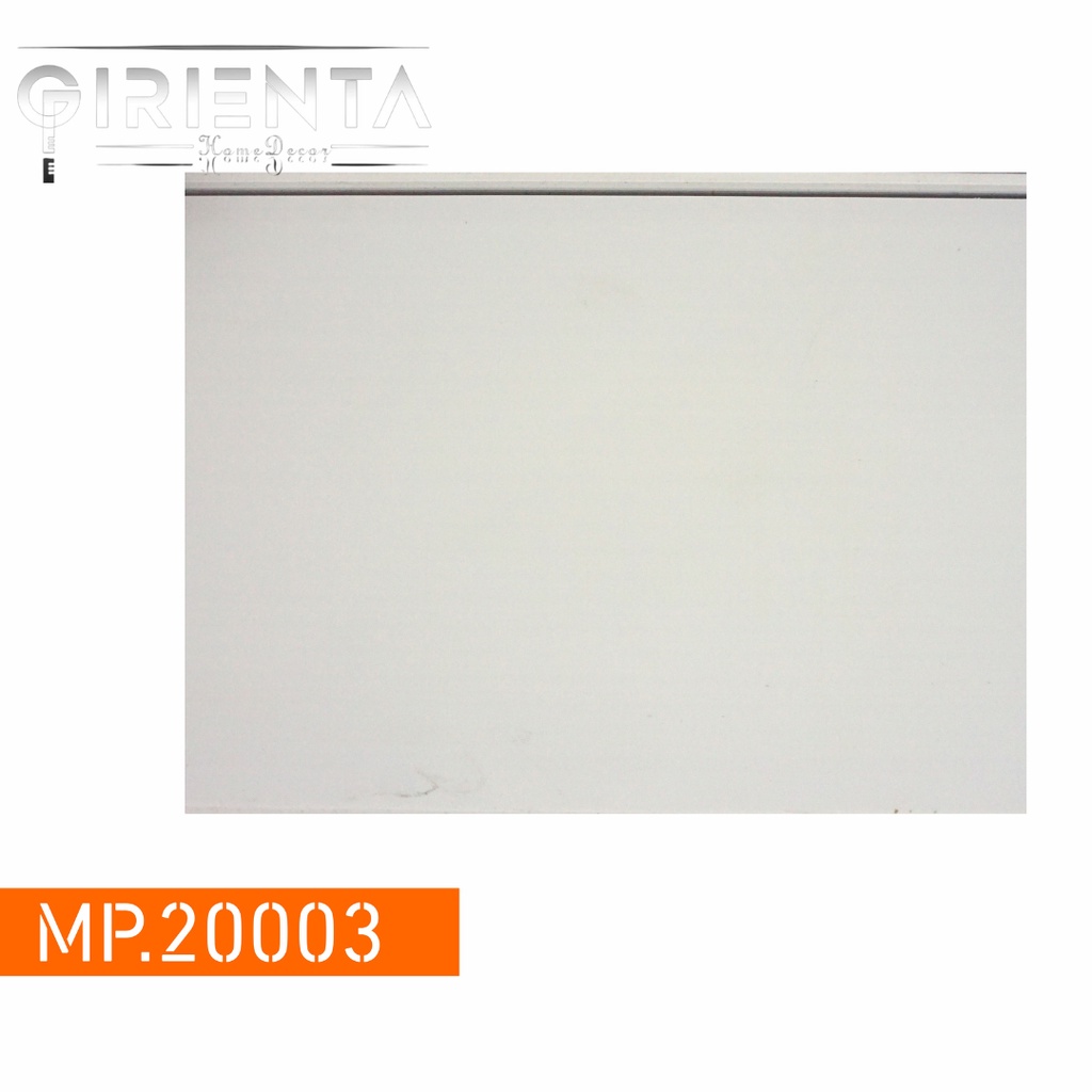 Plafon PVC Putih MP.20003 Lebar 20cm Modern