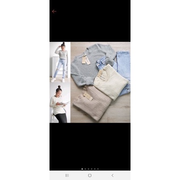 Texture Wool Sweater - Good Day Japan