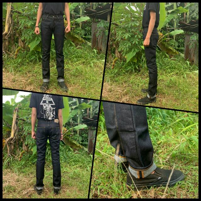 Celana Raw Denim Selvedge Anti-Denim by PickyPicks Catharsis Empire