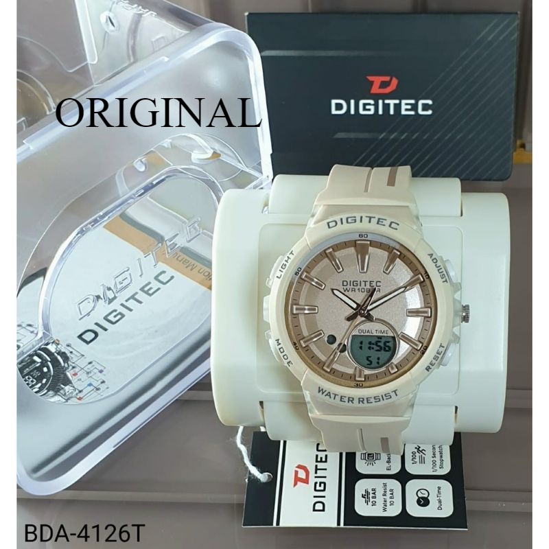 Jam Tangan Wanita Digitec DA 2126 / DA 4126 / DG 4126 Original Tali Rubber Digitec 2126