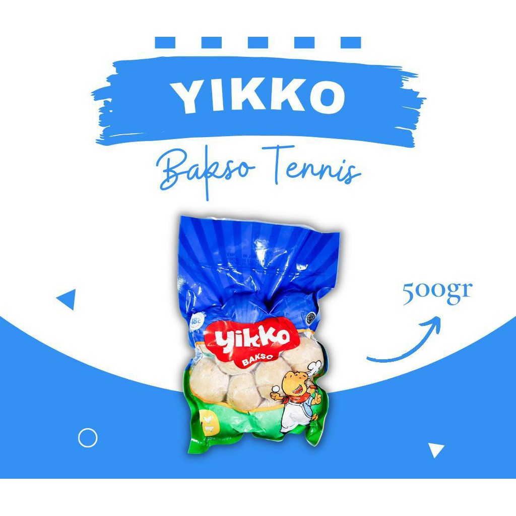 

ADDRIELLA Yikko Bakso Sapi Tenis 500gr | Yikko/Frozenfood/Frozenfood Murah