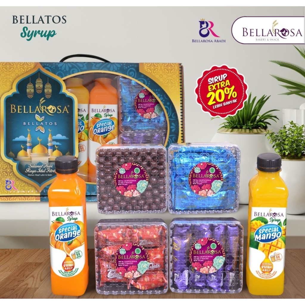 

PARCEL PAKET KUE LEBARAN BELATOS SATU PAKET SIRUP KUE GRATIS BUBBLE