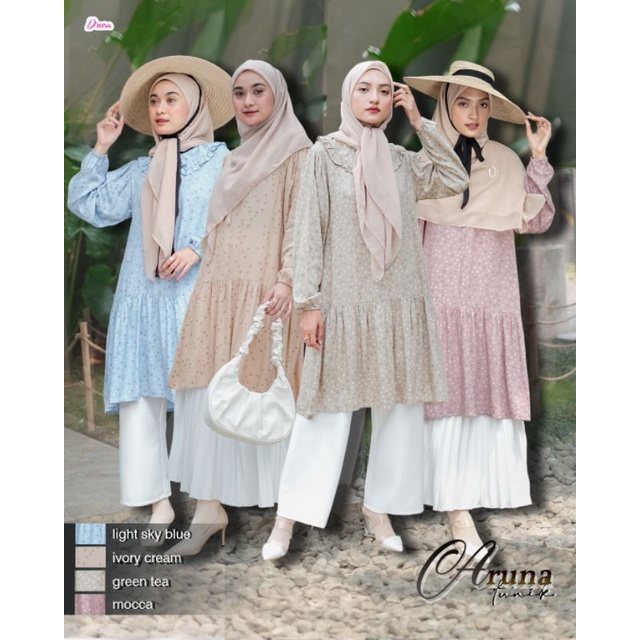 DZEERA - ARUNA TUNIK / tunik remaja kekinian bahan rayon premium