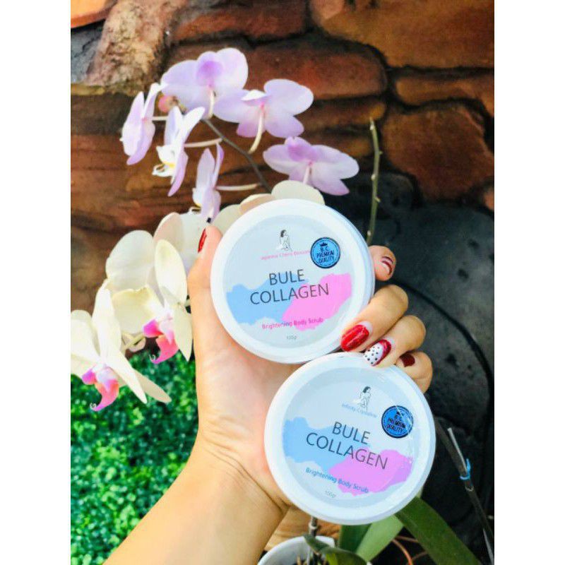 blue collagen body scrub