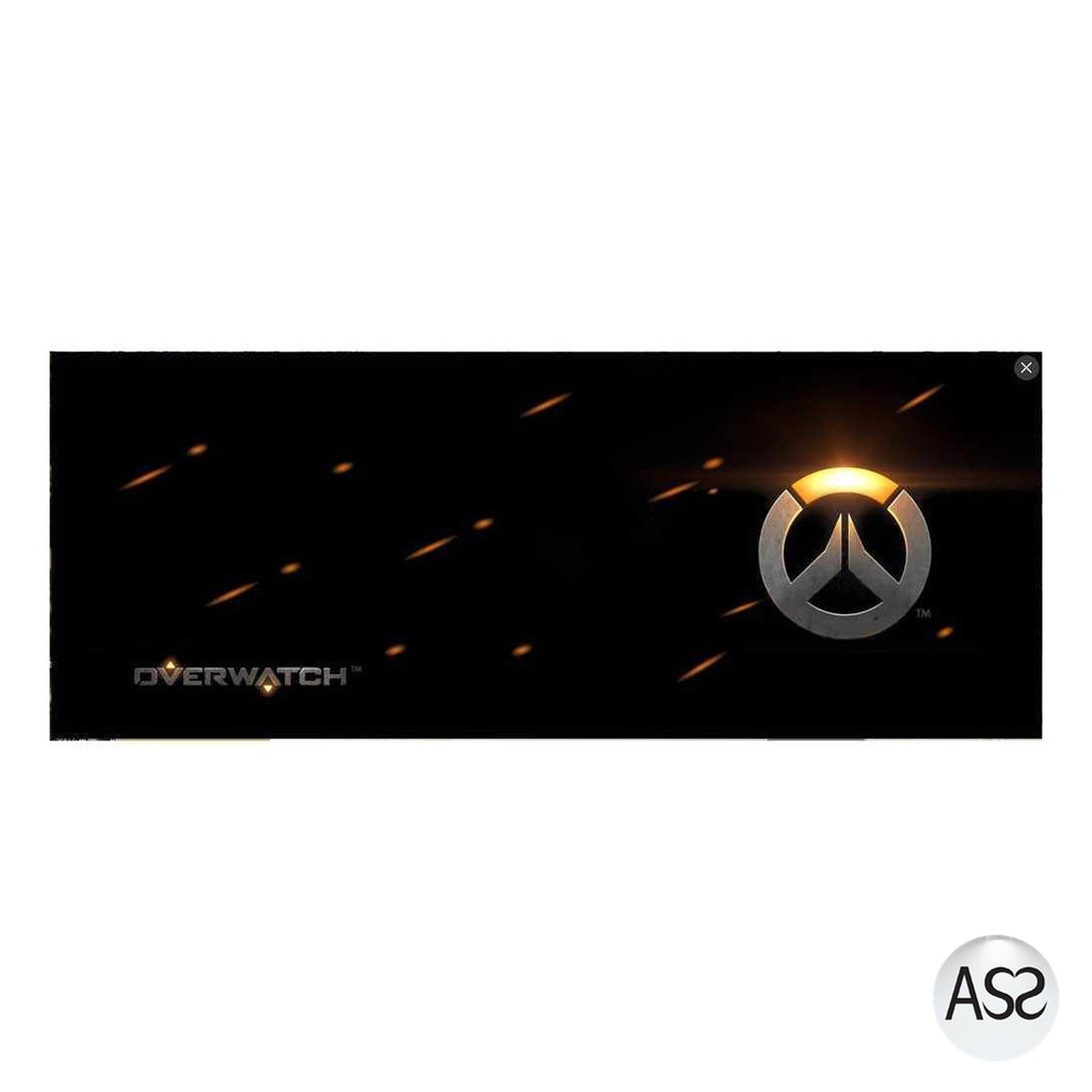 ASS Shop - Gaming Mouse Pad XL Desk Mat Desain Game Online 300x800x2mm Overwatch