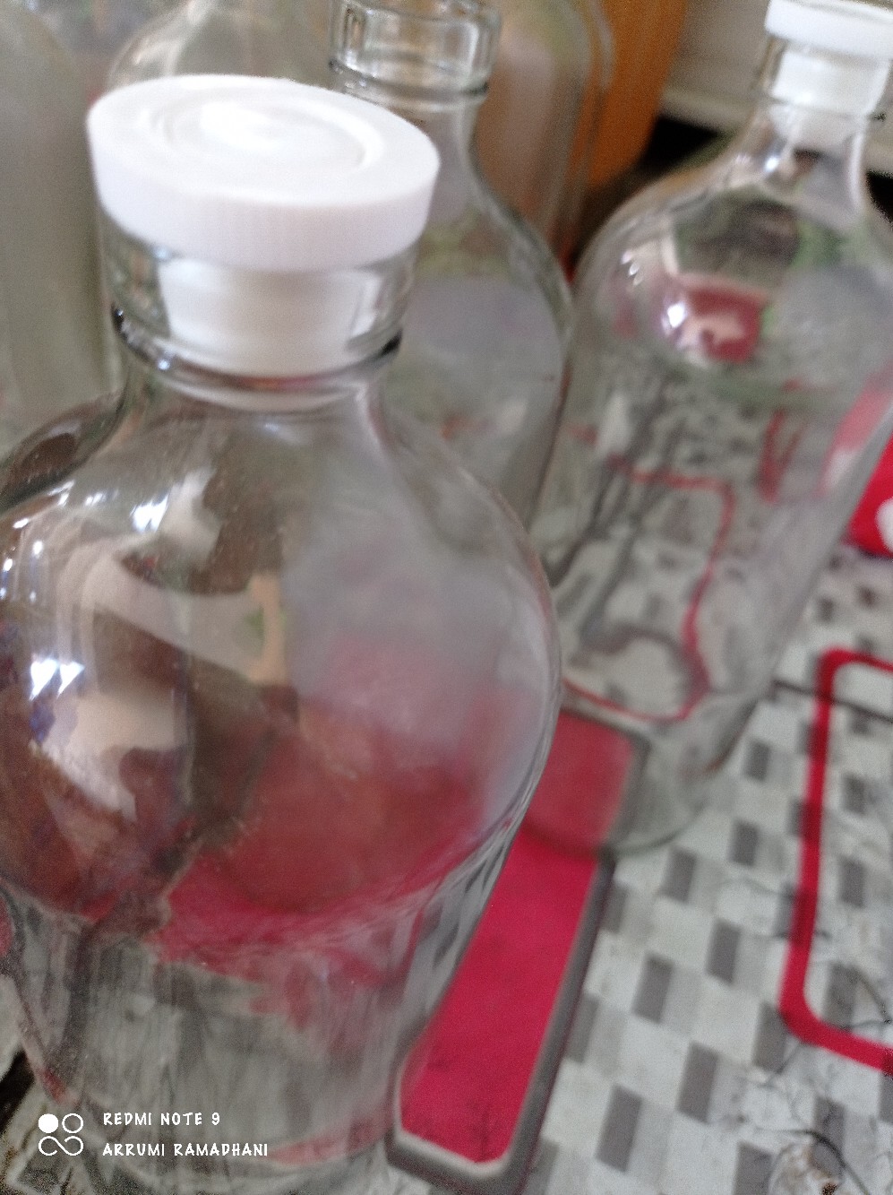 Botol Bensin 1 Liter  /  Botol Kaca Bening Bolles Botol Botol  Jamu / Bensin 1 Liter  1000 Ml Gosend