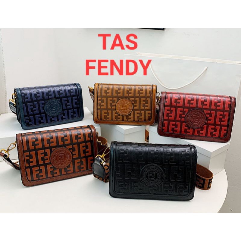 TAS WANITA IMPORT TAS SELEMPANG FENDY GOOD QUALITY MURAH AERO SHOP GORONTALO