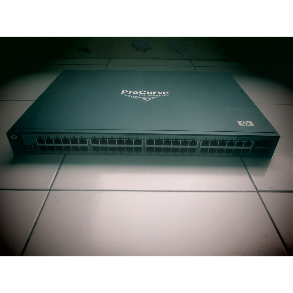 Switch Hub Gigabit Hp Procurve 2510G 48 Port Garansi Tukar Unit Baru