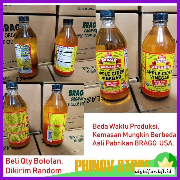 

lanoisidartdrink- bragg apel cider vinegar 473 ml ( cuka apel ) -asliii-bngittt.