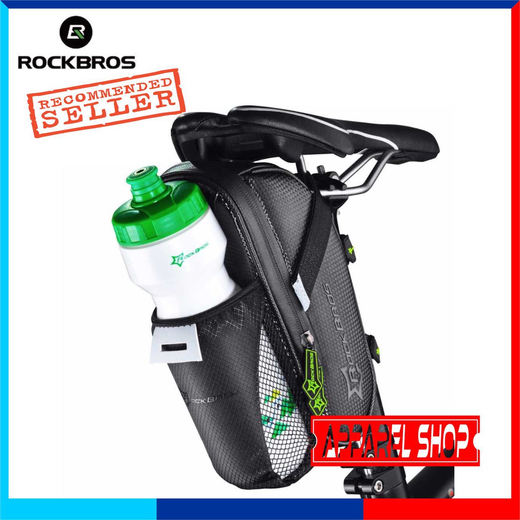 Tas Sepeda Gunung MTB Microfiber Waterproof Tahan Air Holder Tempat Botol Minum