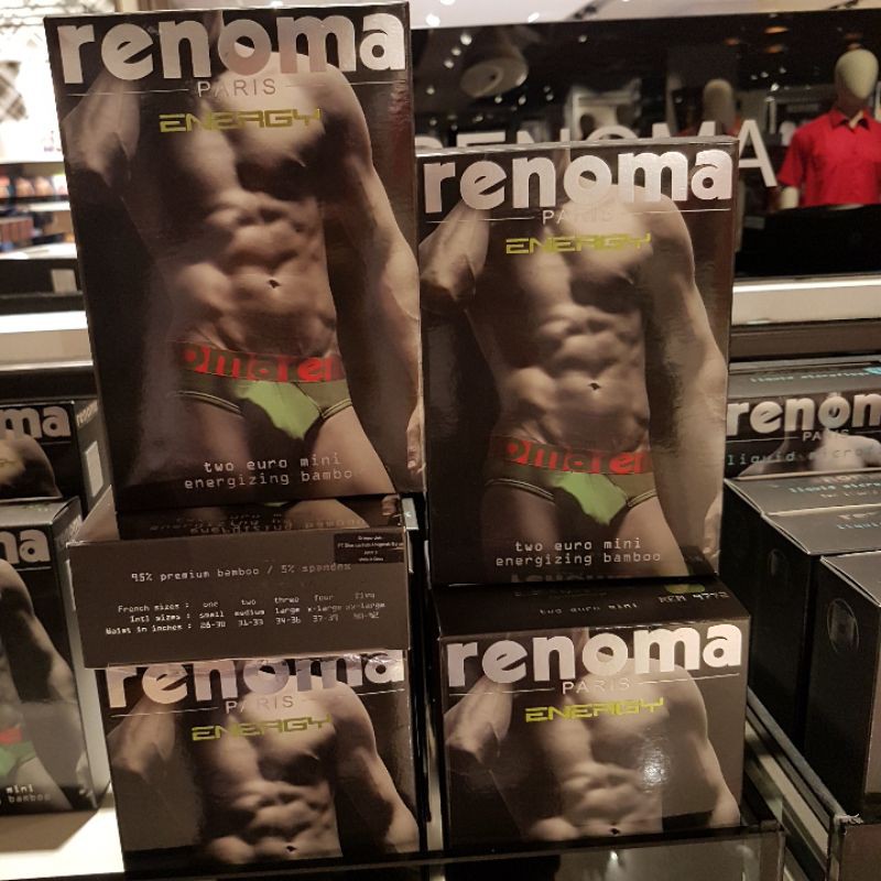 "Best Seller" Renoma Energy Premium Bamboo - Underwear Men - Celana dalam pria isi 2
