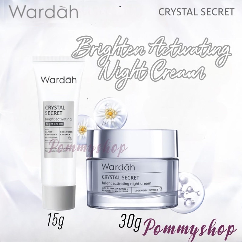 Wardah Crystal Secret Bright Activating Night Cream