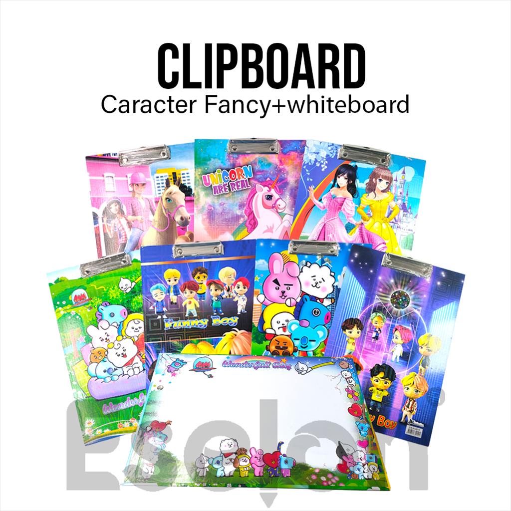 

Clipboard karakter+papan whiteboard / Papan jalan ujian karakter / Clipboard karakter CB-0719F