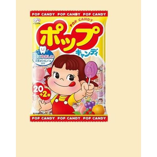 

Fujiya Peko Pop Candy - Fujiya Permen Tangkai Rasa Anggur dan Jeruk