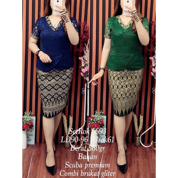 FY-5693 Set Rok Scuba Brukat Premium