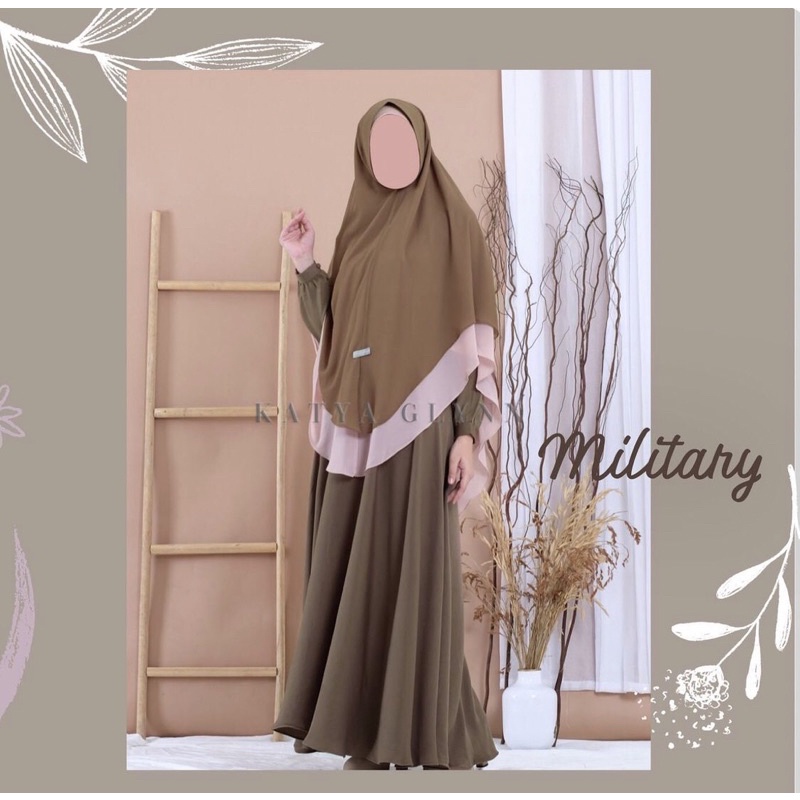 preloved katya dress&balqis khimar katya glynn