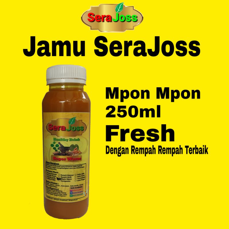 

Jamu Mpon Mpon Serajoss 250ml