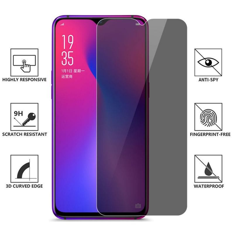 Spy Glass Xiaomi Redmi 4 4A 4X 5 5A K20 K20 Pro K30 K30 Pro K40 K40 Pro Go Y3 Tempered glass Anti Privacy Tg